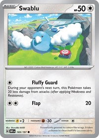 Swablu (169/197) [SV03 Obsidian Flames]