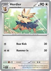 Herdier (171/197) [SV03 Obsidian Flames]