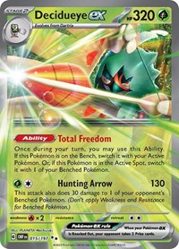 Decidueye ex (015/197) [SV03 Obsidian Flames]