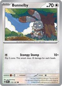 Bunnelby (175/197) [SV03 Obsidian Flames]