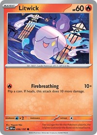 Litwick (036/197) [SV03 Obsidian Flames]
