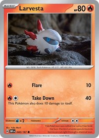 Larvesta (040/197) [SV03 Obsidian Flames]