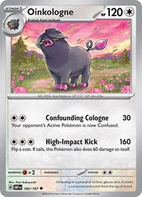 Oinkologne - 183/197 (183/197) [SV03 Obsidian Flames]