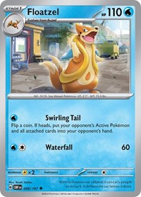 Floatzel (049/197) [SV03 Obsidian Flames]