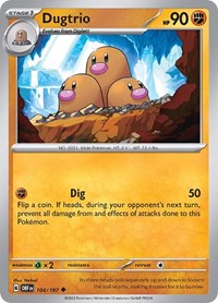 Dugtrio (104/197) [SV03 Obsidian Flames]