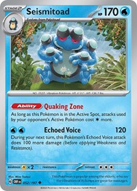 Seismitoad (052/197) [SV03 Obsidian Flames]