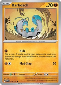 Barboach (108/197) [SV03 Obsidian Flames]