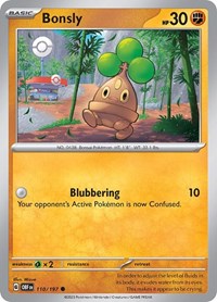 Bonsly (110/197) [SV03 Obsidian Flames]