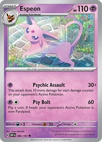 Espeon (086/197) [SV03 Obsidian Flames]