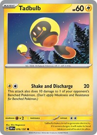 Tadbulb 076/197 (076/197) [SV03 Obsidian Flames]