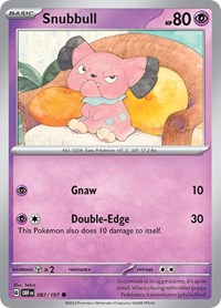 Snubbull (087/197) [SV03 Obsidian Flames]