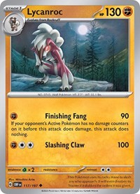 Lycanroc (117/197) [SV03 Obsidian Flames]