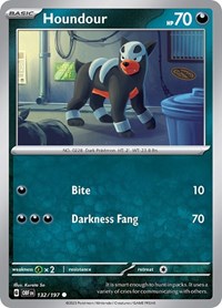 Houndour - 132/197 (132/197) [SV03 Obsidian Flames]