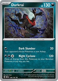 Darkrai (136/197) [SV03 Obsidian Flames]