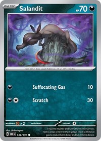 Salandit (139/197) [SV03 Obsidian Flames]