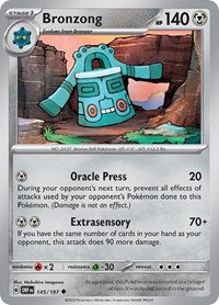 Bronzong (145/197) [SV03 Obsidian Flames]