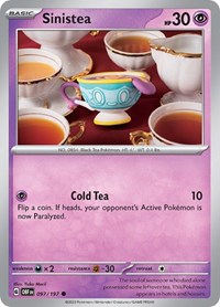 Sinistea (097/197) [SV03 Obsidian Flames]