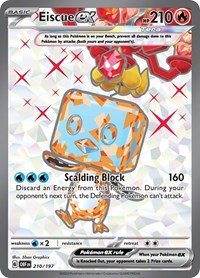 Eiscue ex - 210/197 (210/197) [SV03 Obsidian Flames]