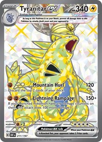 Tyranitar ex - 211/197 (211/197) [SV03 Obsidian Flames]