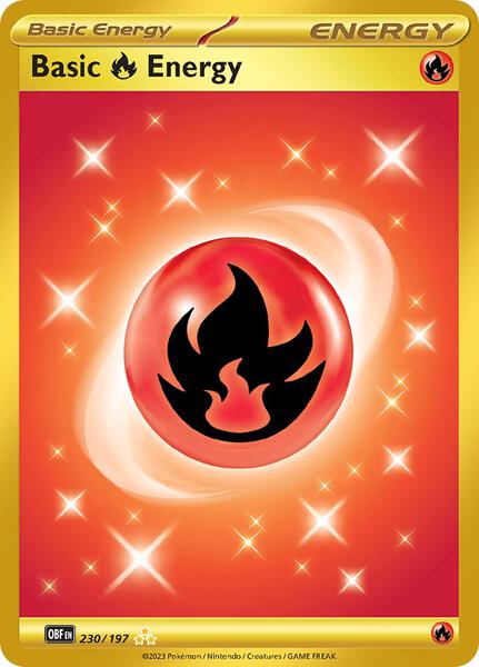 Basic Fire Energy - 230/197 (230/197) [SV03 Obsidian Flames]