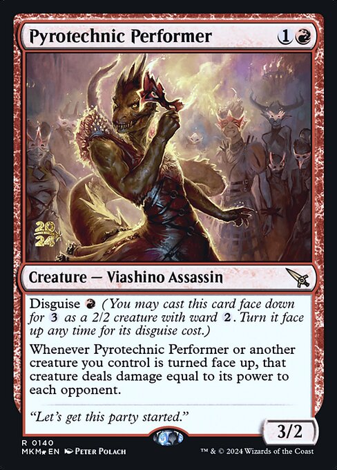 Pyrotechnic Performer (140s) [Murders at Karlov Manor Promos]