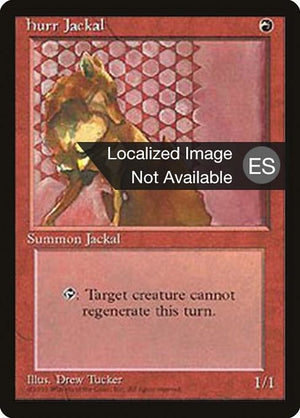 Hurr Jackal (203) [Fourth Edition Foreign Black Border]