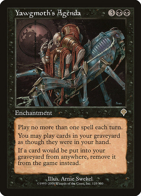Yawgmoth's Agenda (135) [Invasion]