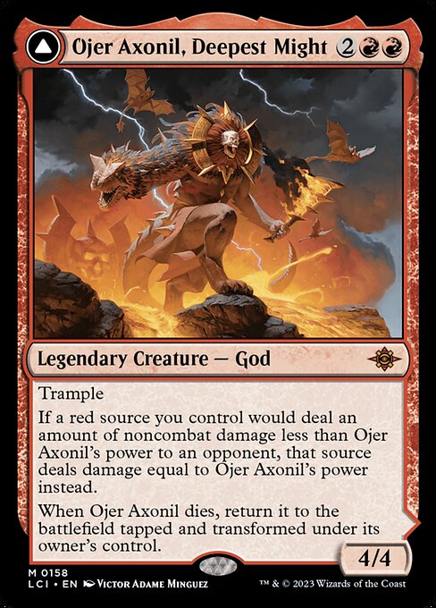 Ojer Axonil, Deepest Might // Temple of Power (158) [The Lost Caverns of Ixalan]