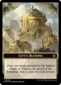 City's Blessing // Rat Double-Sided Token (49 // 17) [Commander Masters]