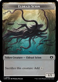 Eldrazi Scion // Demon Double-Sided Token (2 // 15) [Commander Masters]