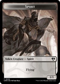 Spirit (0039) // Kor Soldier Double-Sided Token (39 // 8) [Commander Masters]