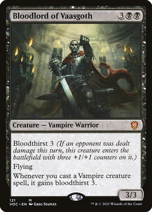 Bloodlord of Vaasgoth (121) [Crimson Vow Commander]