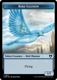 City's Blessing // Bird Illusion Double-Sided Token (49 // 11) [Commander Masters]