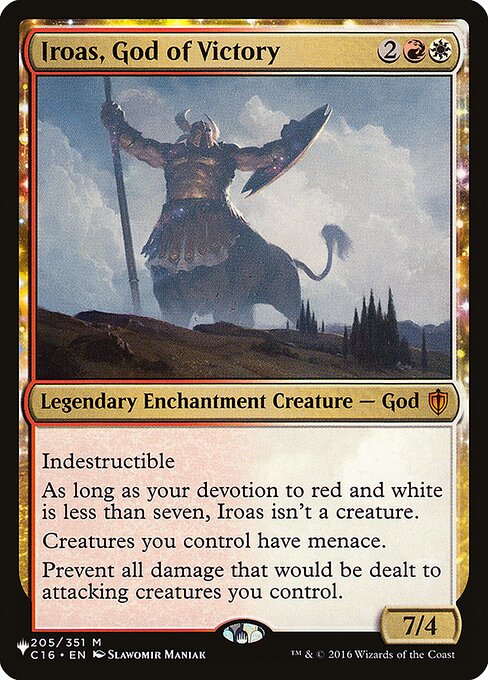 Iroas, God of Victory (C16-205) [The List]