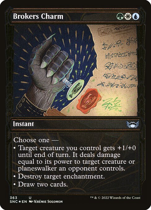 Brokers Charm (363) [Streets of New Capenna] [Showcase]