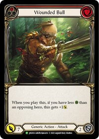 Wounded Bull (Red) - JDG014 (JDG014) [Flesh and Blood Promo Cards]