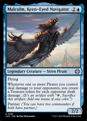 Malcolm, Keen-Eyed Navigator (161) [The Lost Caverns of Ixalan Commander]
