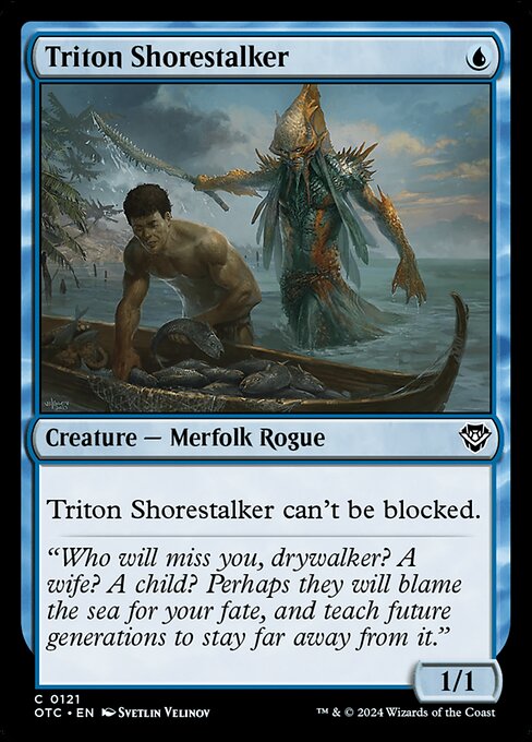 Triton Shorestalker (121) [Outlaws of Thunder Junction Commander]