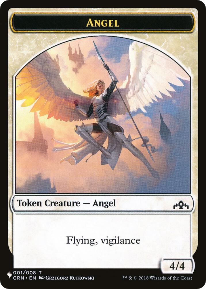 Angel // Warrior Double-Sided Token (1 // 17) [The List]