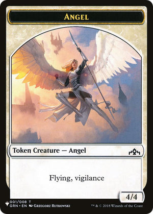 Angel // Warrior Double-Sided Token (1 // 17) [The List]