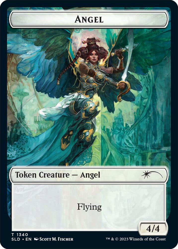 Angel (SLD) // Soldier (GRN) Double-sided Token (1340 // 2) [Secret Lair Drop]