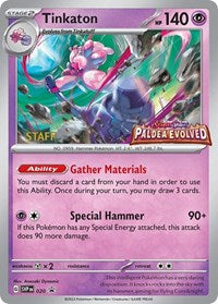 Tinkaton - 020 (Prerelease) [Staff] (020) [SV Scarlet and Violet Promo Cards]