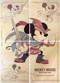 Mickey Mouse - Brave Little Tailor Puzzle Insert (Set of 4) [The First Chapter]