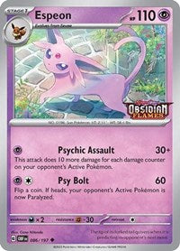 Espeon (Best Buy Exclusive) (086/197) [Miscellaneous Cards and Products]