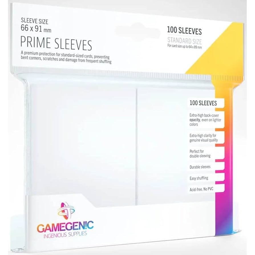 Gamegenic - Prime Sleeves - White (100)
