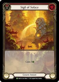 Sigil of Solace - FAB136 (FAB136) [Flesh and Blood Promo Cards]