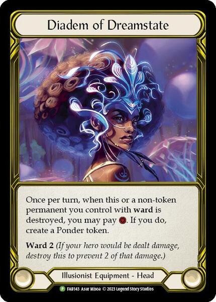 Diadem of Dreamstate (Golden) - FAB143 (FAB143) [Flesh and Blood Promo Cards]