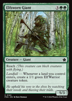 Elfsworn Giant (103) [Foundations]