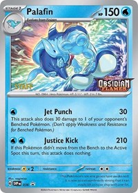 Palafin - 036 (Prerelease) [Staff] (036) [SV Scarlet and Violet Promo Cards]