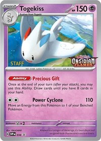 Togekiss - 038 (Prerelease) [Staff] (038) [SV Scarlet and Violet Promo Cards]